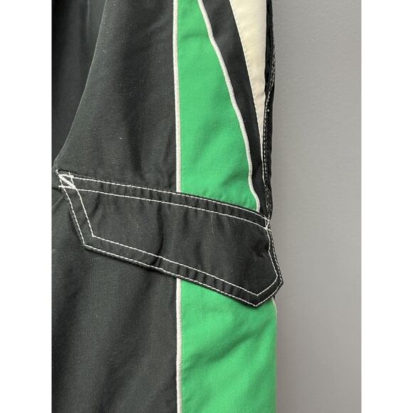 Speedo Swim Trunks Bathing Suit Mens Medium Green Mesh lining‎ pockets - Picture 5 of 7